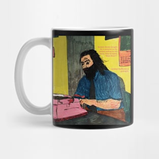 Bruiser Brody at the typewriter Mug